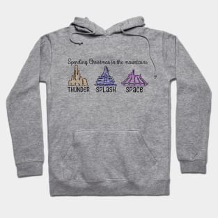 Christmas in the mountains Hoodie